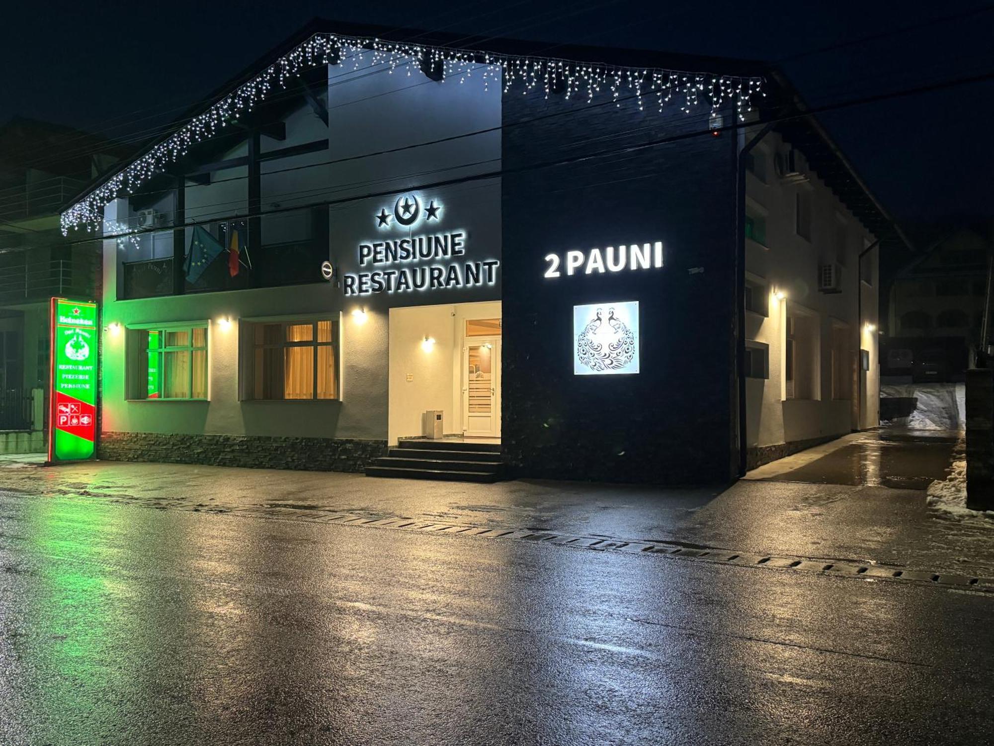 Pensiune Restaurant Pizzerie 2 Pauni Borşa Екстериор снимка